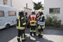 Dachstuhlbrand Koeln Poll Geislarerstr P387